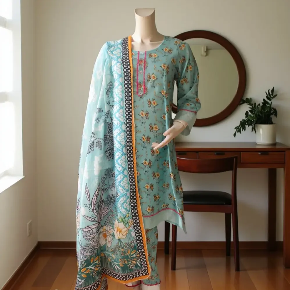 Zirwa - 3 Piece Printed Suit