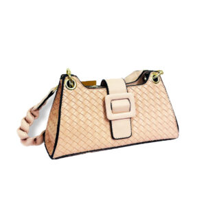 Croc Embossed Baguette Bag